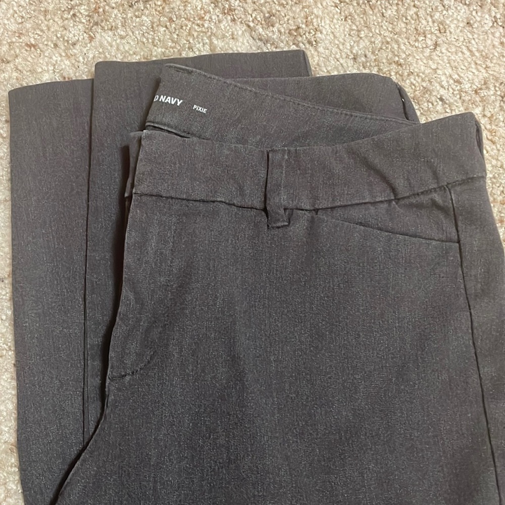 Old Navy Pixie Gray Work Pants
